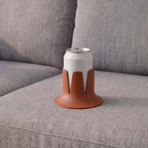 Steadi fitted on 12-oz cans